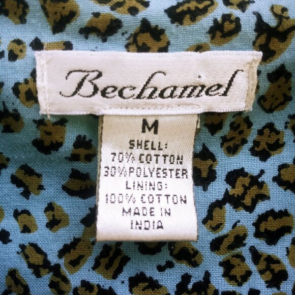 Bechamel Womens Blazer Jacket Size M Cotton Blend Mint Collared Dress Jacket - Picture 6 of 8